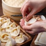 making wontons